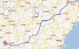 吴江到嘉禾县多少公里？需要多久？